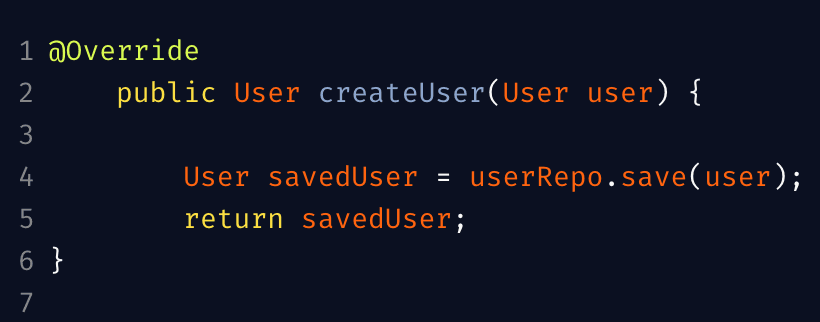 Creating a User